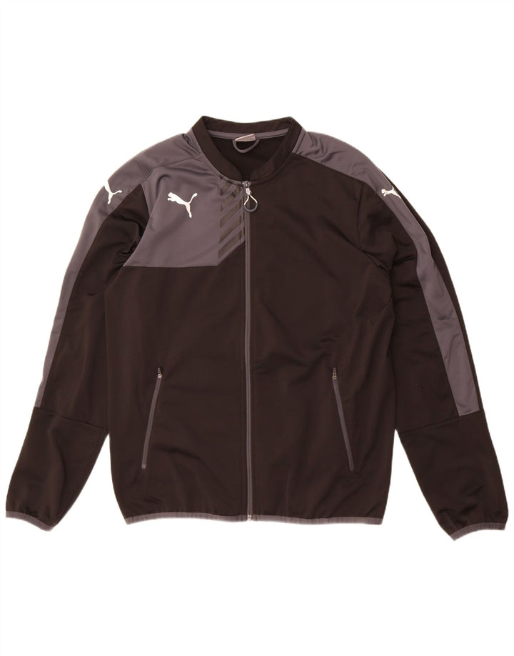 Jachetă de trening pentru bărbați Puma, mare, negru, poliester color bloc