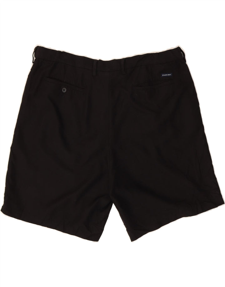 CHAPS Mens Chino Shorts W42 2XL Black Polyester Vintage Chaps and Second-Hand Chaps from Messina Hembry 