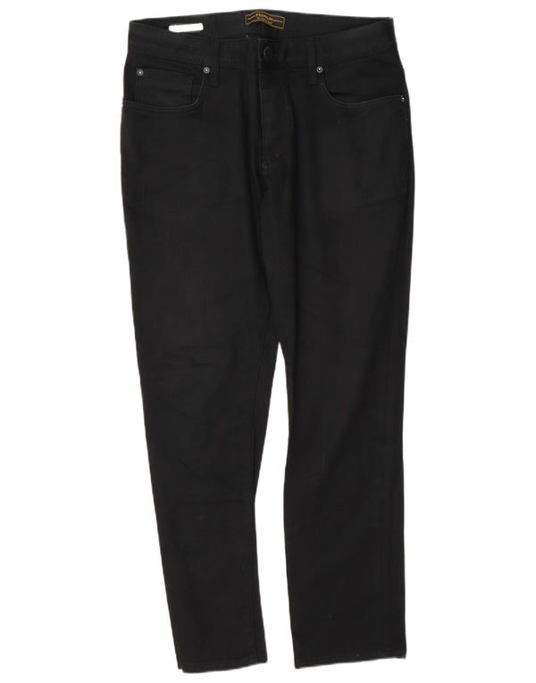 Blugi slim pentru bărbați Jack & Jones W33 L30 bumbac negru
