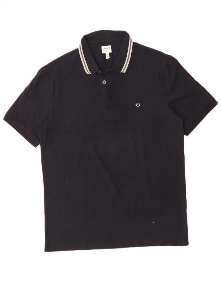ARMANI COLLEZIONI Tricou Polo Bărbați Mediu Bleumarin