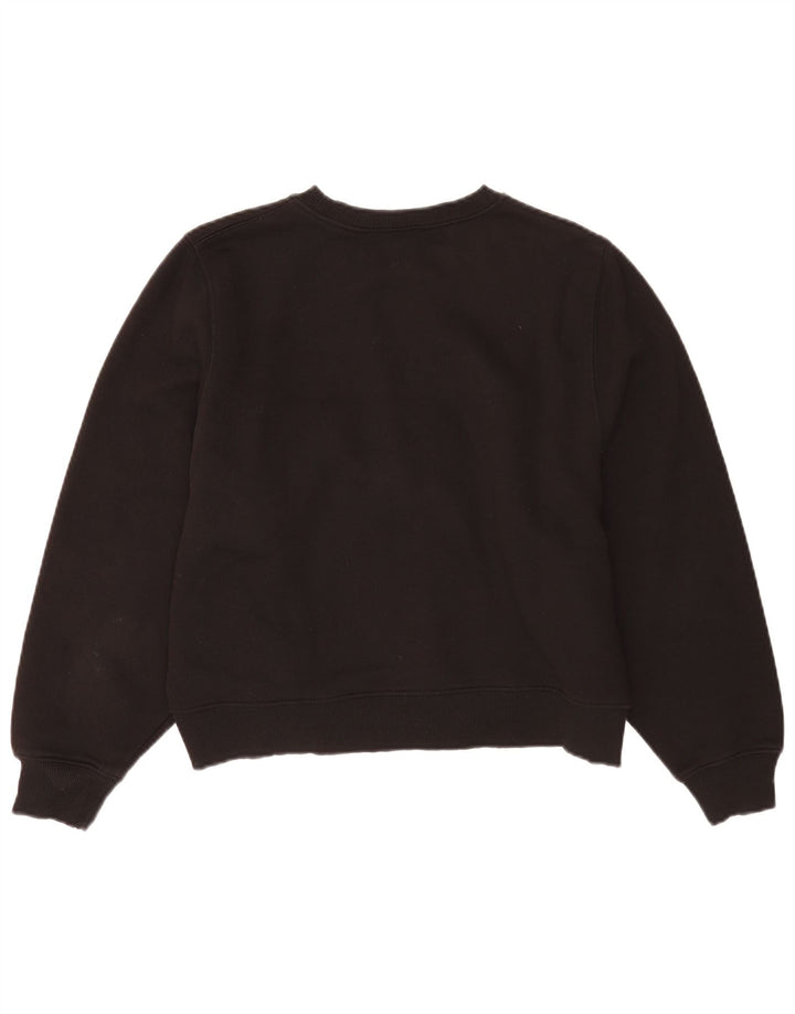 Pulover Oversized Crop pentru Damă Zara UK 14 Bumbac Negru Mediu