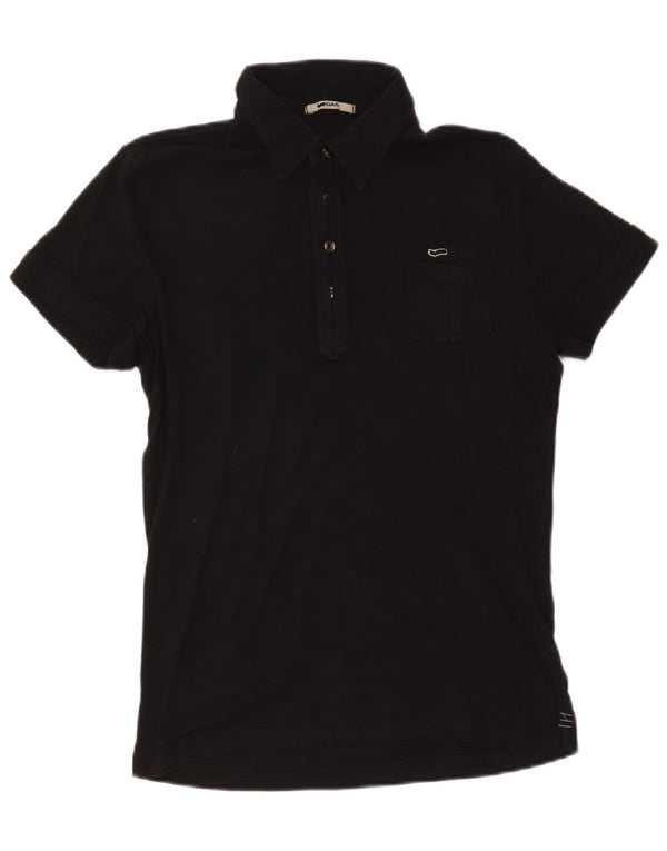 Tricou polo Gas pentru femei UK 10 mic bumbac negru