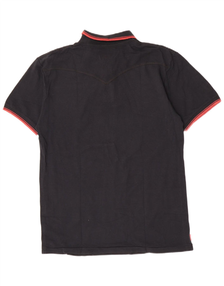 Tricou polo Levi's pentru bărbați 2XL, bumbac negru