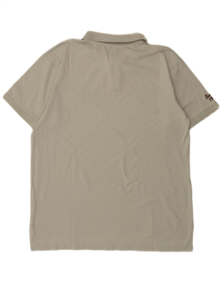 Tricou polo Umbro pentru bărbați, mare, gri, bumbac