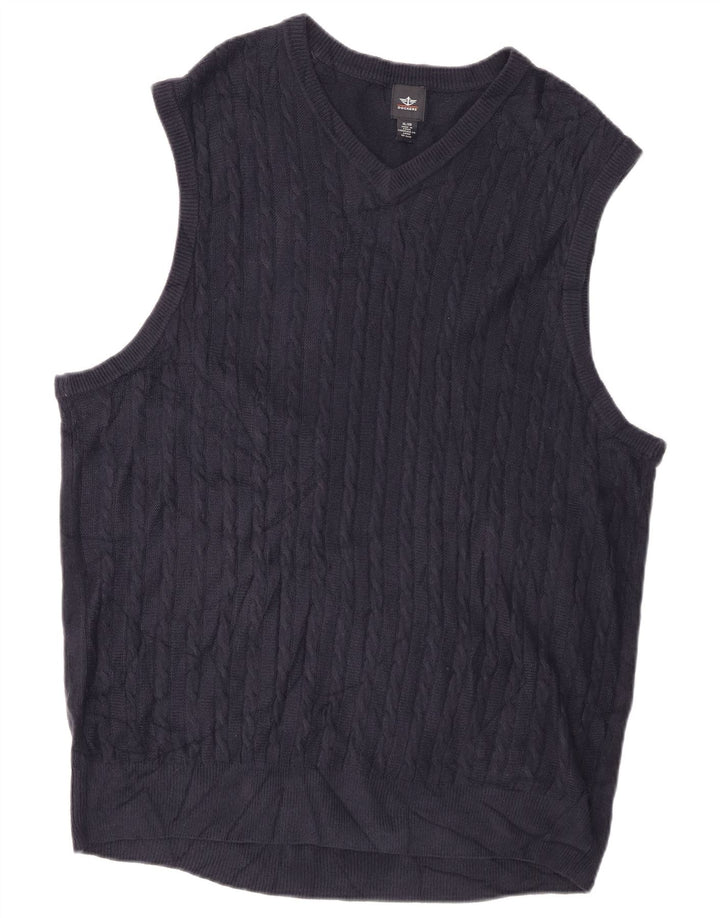 Dockers Vest pentru bărbați Tank Top XL Bleumarin Acrilic