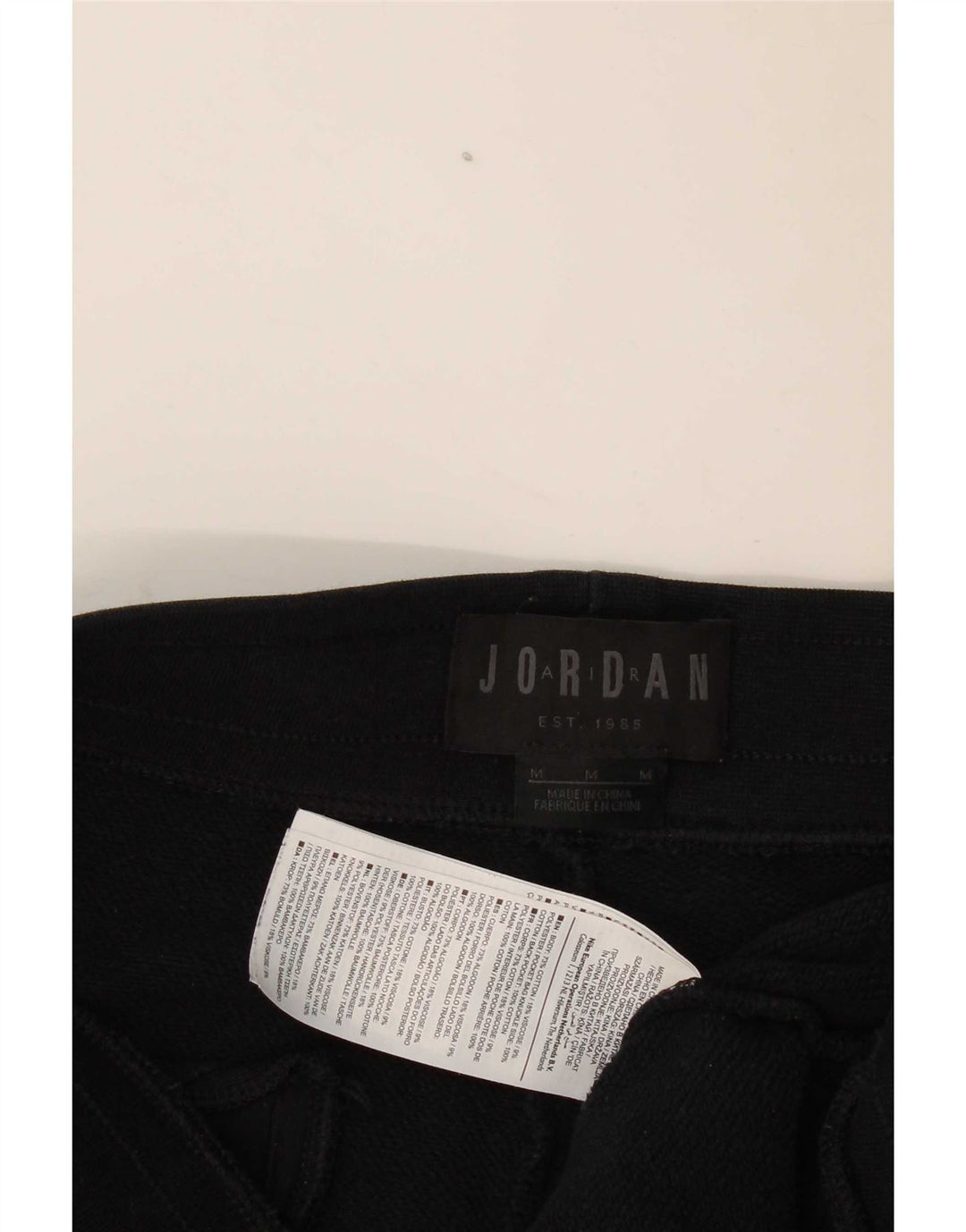Pantaloni de trening Jordan grafic pentru bărbați Pantaloni de jogging, bumbac mediu negru