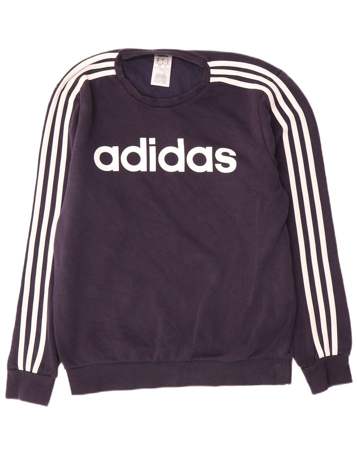 Hanorac pentru bărbați Adidas Jumper Mediu Bleumarin Poliester
