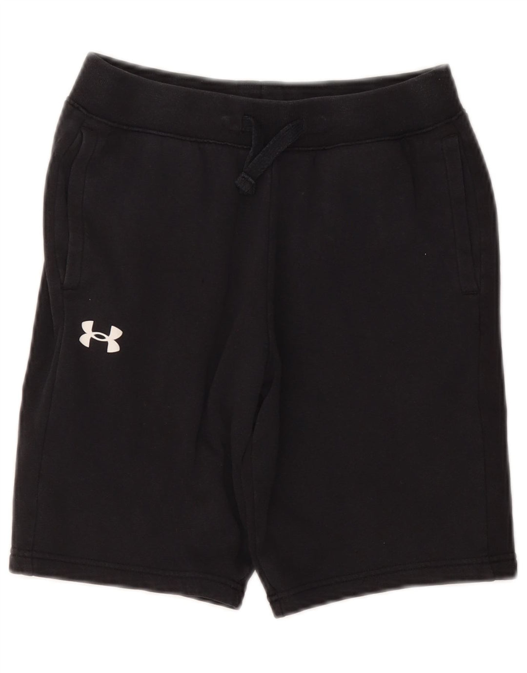 Pantaloni scurți sport pentru băieți UNDER ARMOUR 11-12 ani, mari, negru, bumbac