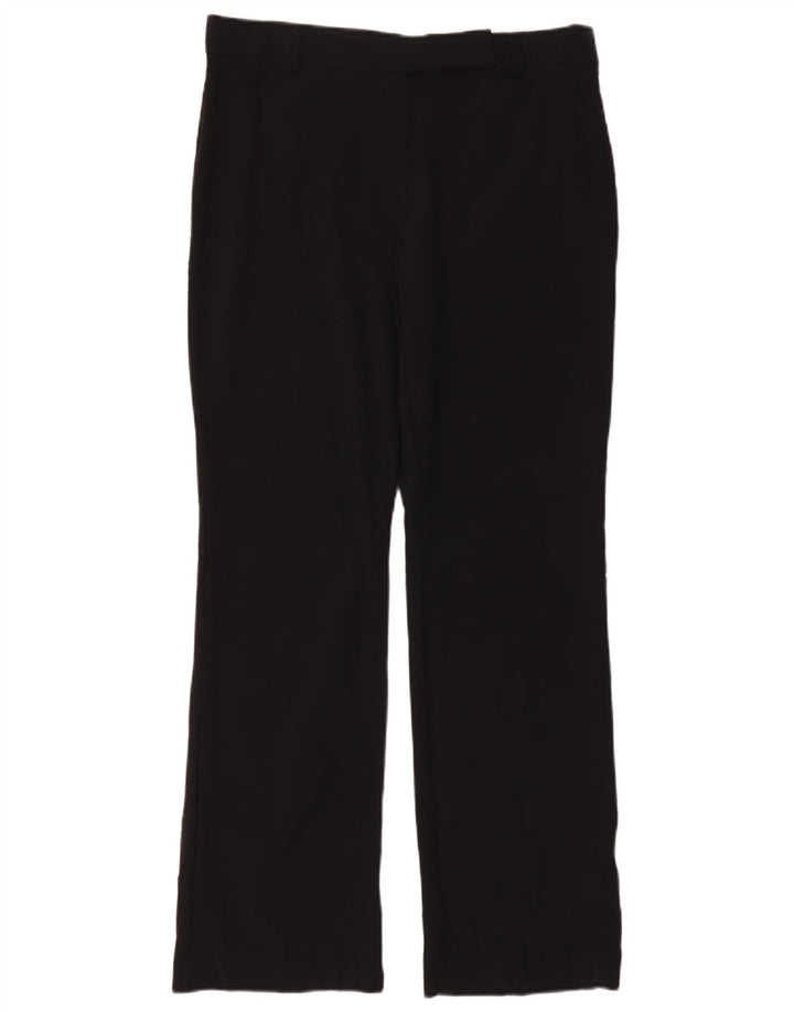 Pantaloni de costum Bootcut pentru femei Marks & Spencer UK 14 Large W34 L30 Black