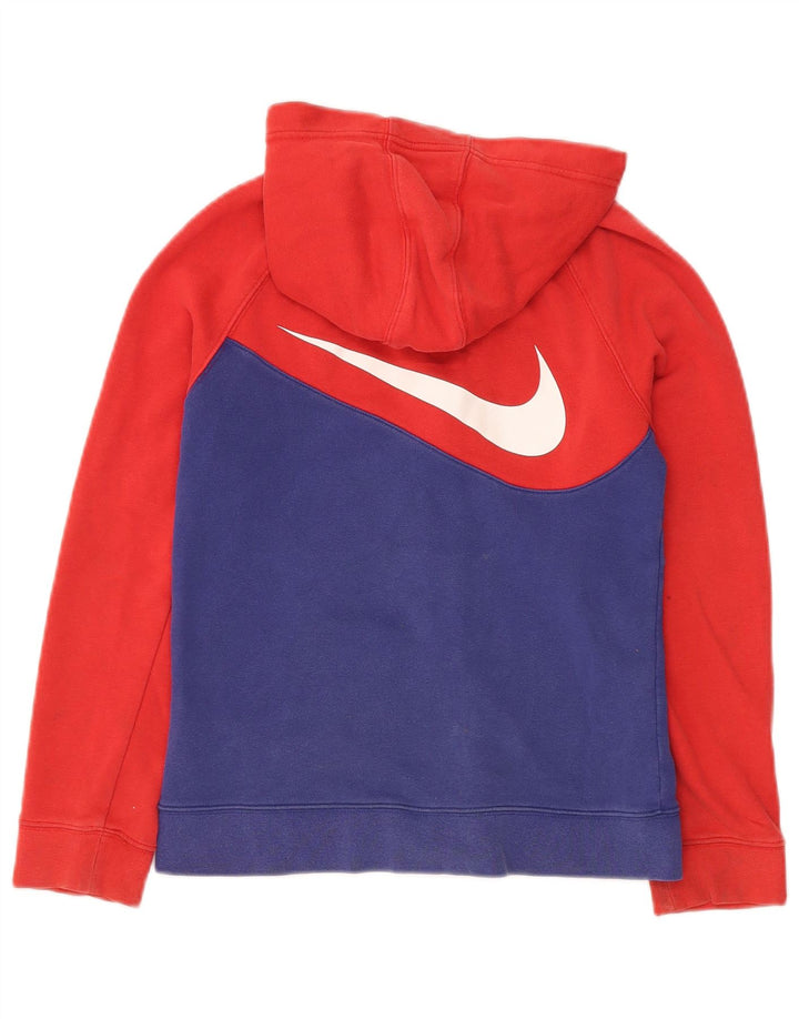 Pulover NIKE Graphic Zip Hoodie pentru băieți 12-13 ani, mare, roșu
