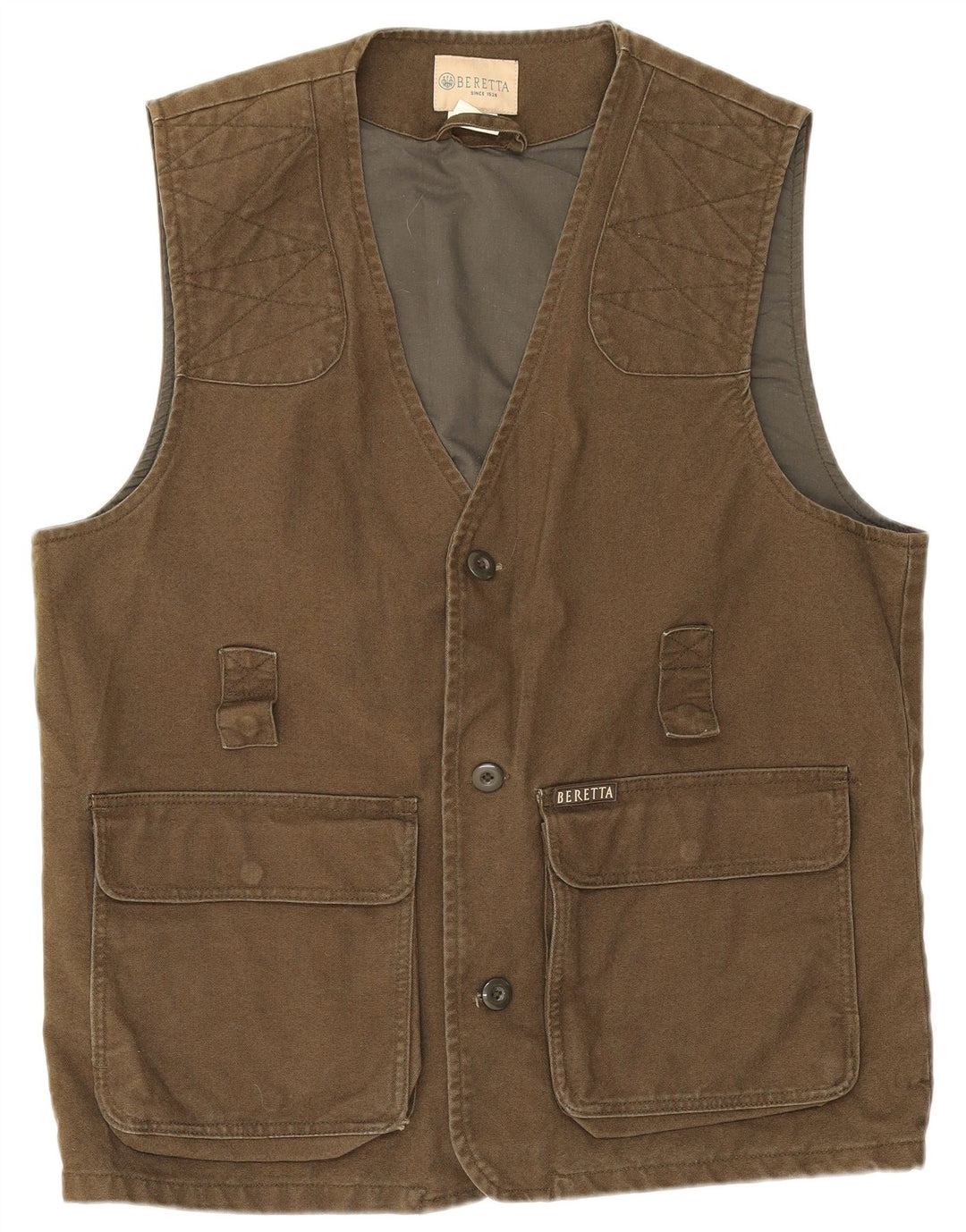 Beretta Gilet pentru bărbați Utility UK 38 Medium Khaki Bumbac
