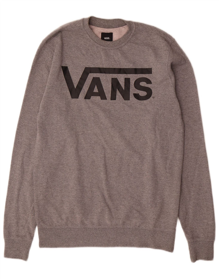 Hanorac grafic pentru bărbați Vans Jumper XS bumbac gri