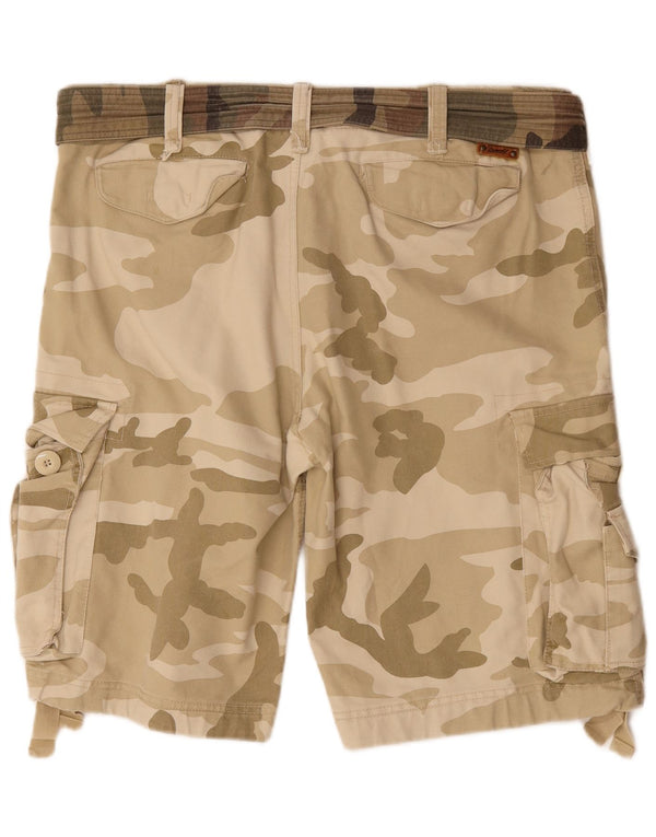 Pantaloni scurți cargo Brandit pentru bărbați 2XL W42 bumbac camuflaj bej