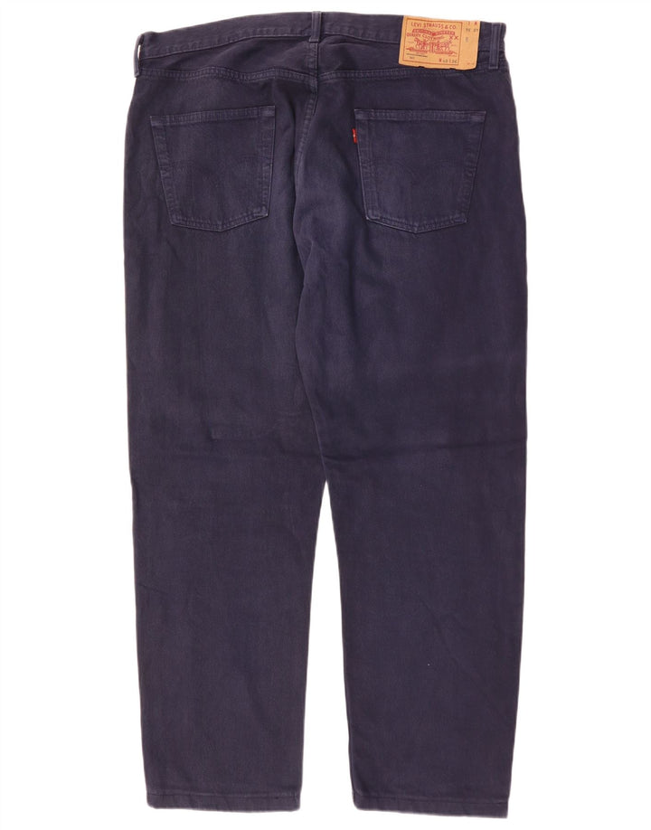 Blugi drepti pentru bărbați Levi's 501 W40 L28 bleumarin