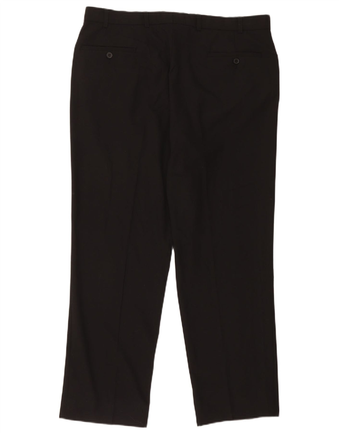 Pantaloni casual drepti pentru bărbați Marks & Spencer W36 L29 Poliester negru