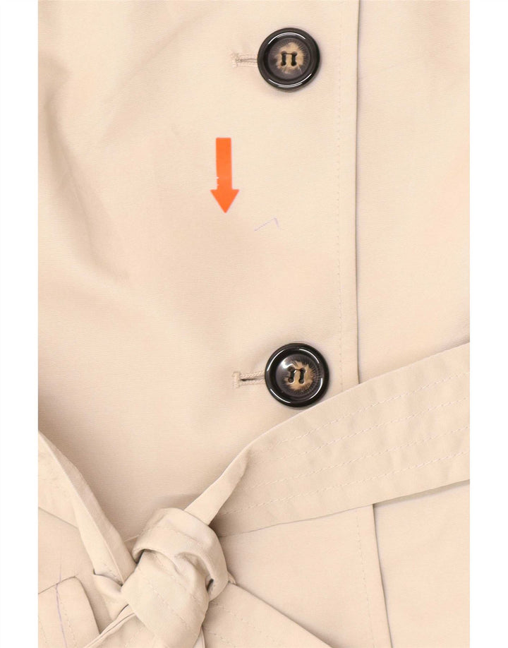 Trenci pentru femei Marks & Spencer UK 12 Medium Bej Poliester Clasic