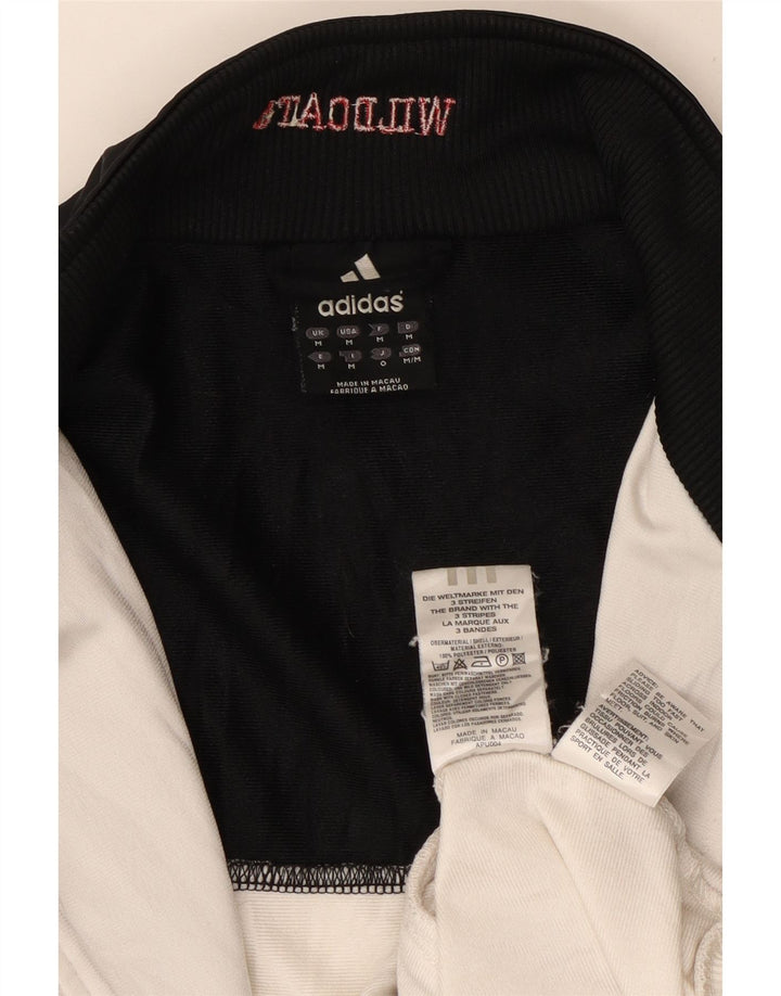 Jachetă de top Adidas Wildcats Graphic pentru bărbați, mediu alb, color block