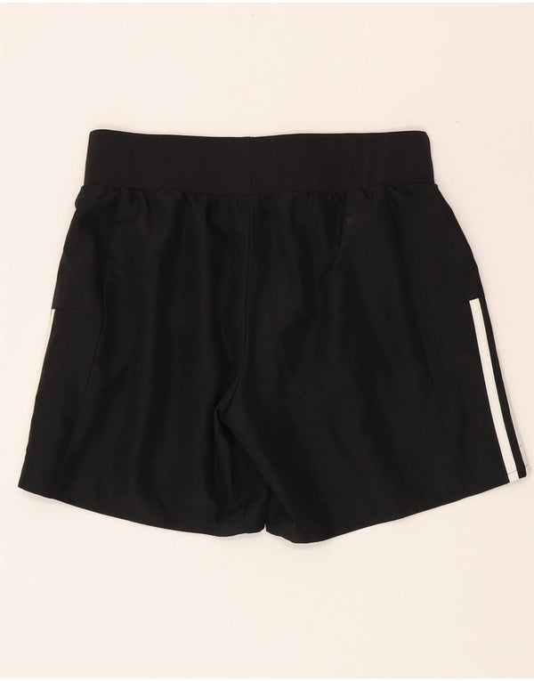 Pantaloni scurți sport Adidas pentru femei UK 10 Small Negru Poliester