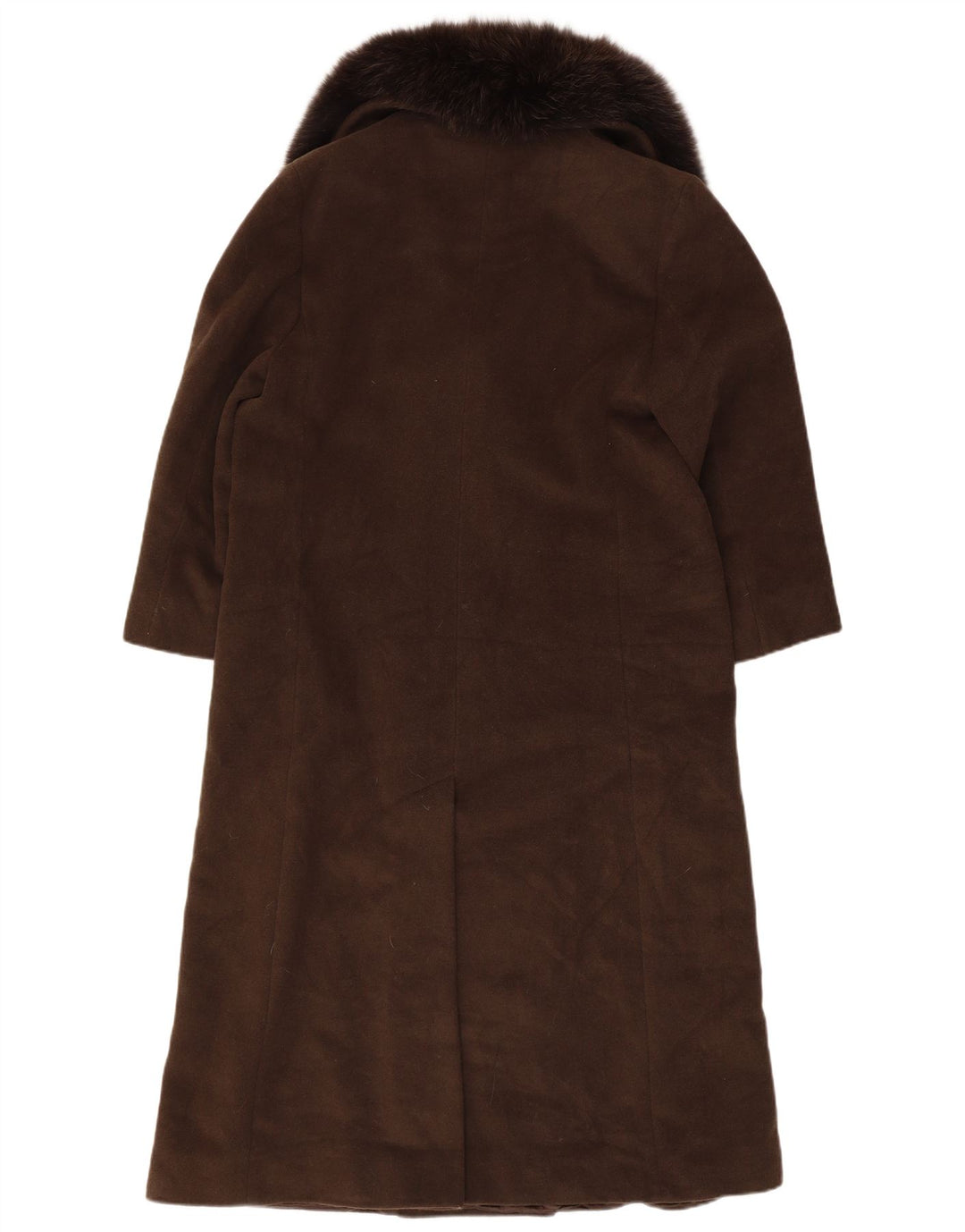 Palton supradimensionat pentru femei Marella UK 10 mic maro din lână virgină