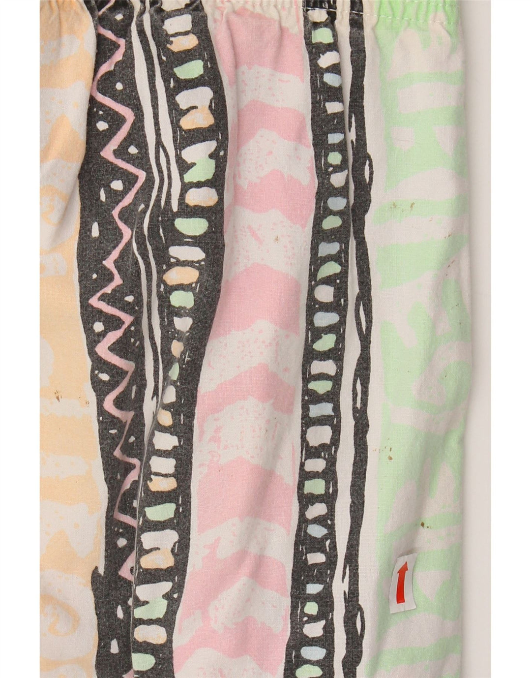 Blues Pantaloni conici pentru femei cu talie înaltă W34 L31 multicolori geometrici