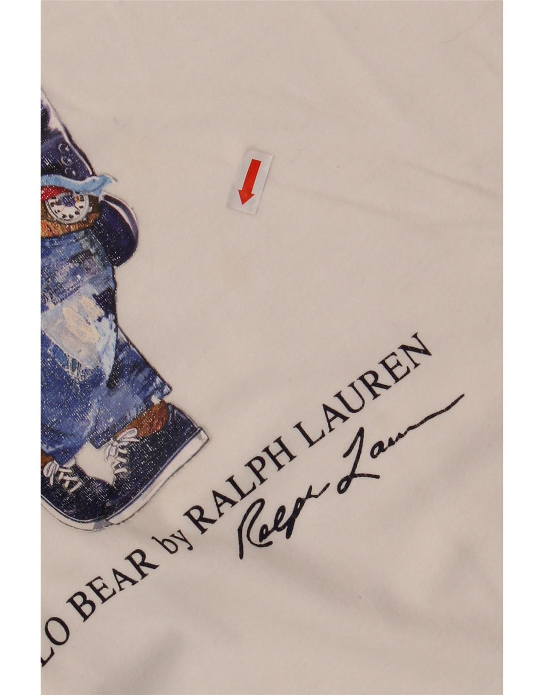 Tricou grafic pentru bărbați POLO RALPH LAUREN Top din bumbac alb mediu