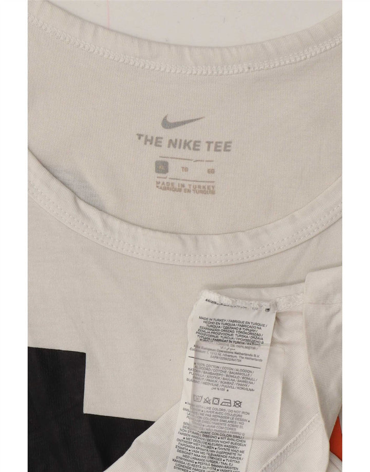 Vesta grafică pentru bărbați Nike XL, bumbac alb