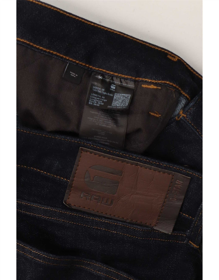 Blugi slim pentru bărbați G-Star W35 L30 bumbac bleumarin
