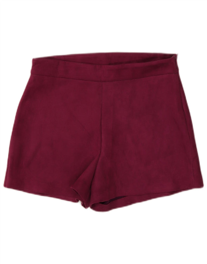 Pantaloni scurti casual pentru femei Zara, mici W26, poliester roz