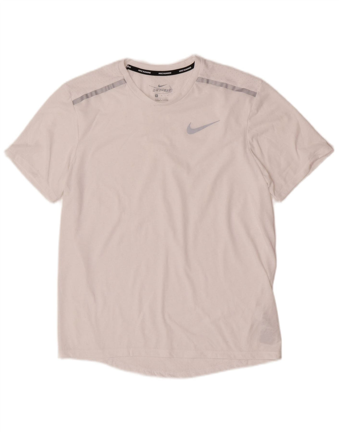 Tricou grafic Nike Dri Fit pentru bărbați Top Medium Alb Poliester