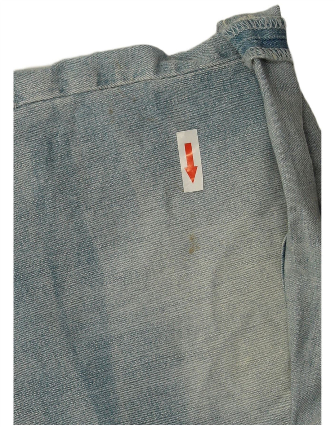 Pantaloni scurți din denim pentru femei Timberland W29, bumbac albastru mediu