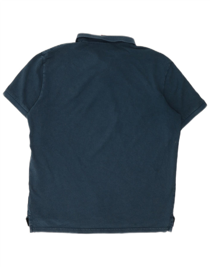 Tricou polo pentru bărbați Superdry, mare, bleumarin, bumbac
