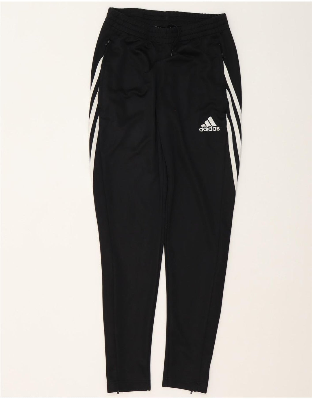 Pantaloni de trening Adidas Climalite pentru bărbați, poliester negru mic