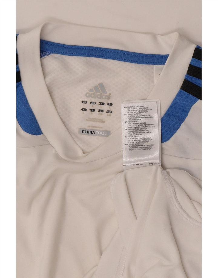 Vest Top Climacool pentru bărbați Adidas, mare, alb, poliester color bloc