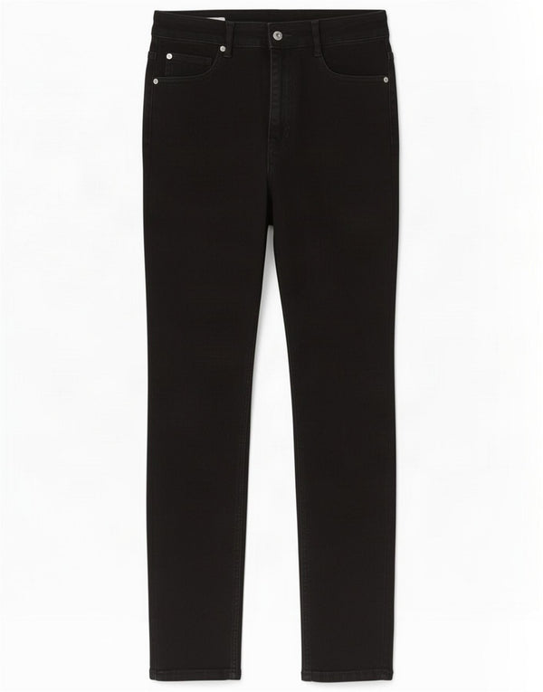 Zara Blugi skinny pentru bărbați cu talie înaltă EU 38 Mici W28 L27 Bumbac negru