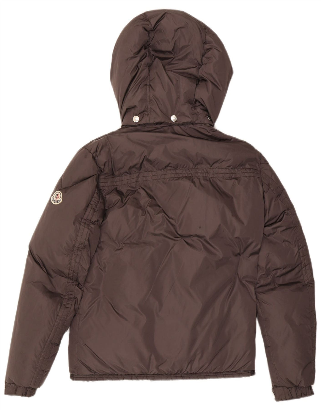 Jachetă căptușită cu glugă Moncler pentru femei Mărimea 0 XS poliamidă gri
