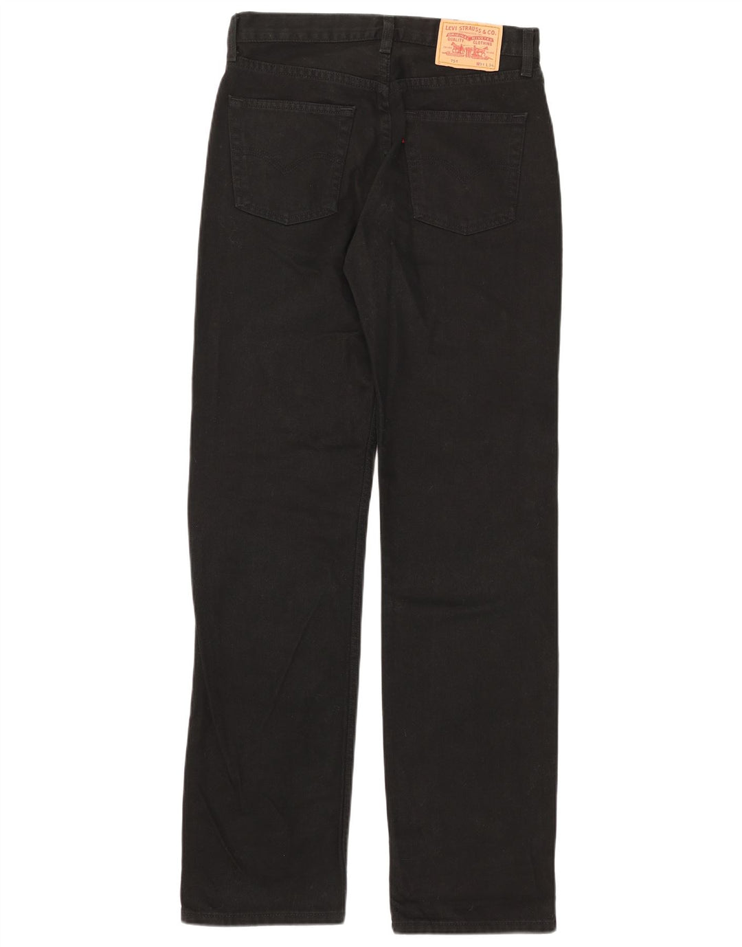 Blugi drepti pentru bărbați Levi's 751 W31 L34 bumbac negru
