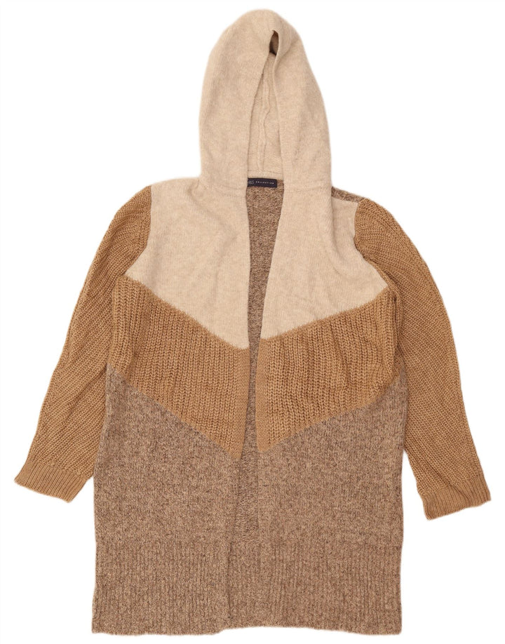 Pulover cardigan cu paragate pentru femei Marks & Spencer UK 14 Bej mediu