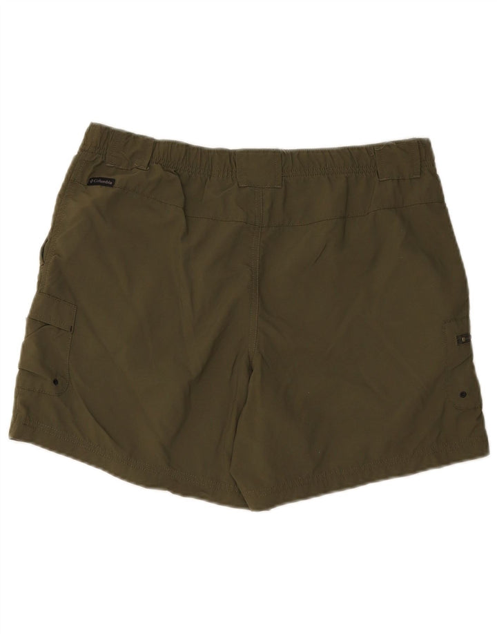 Pantaloni scurți cargo Columbia pentru bărbați, medii W32, poliester verde