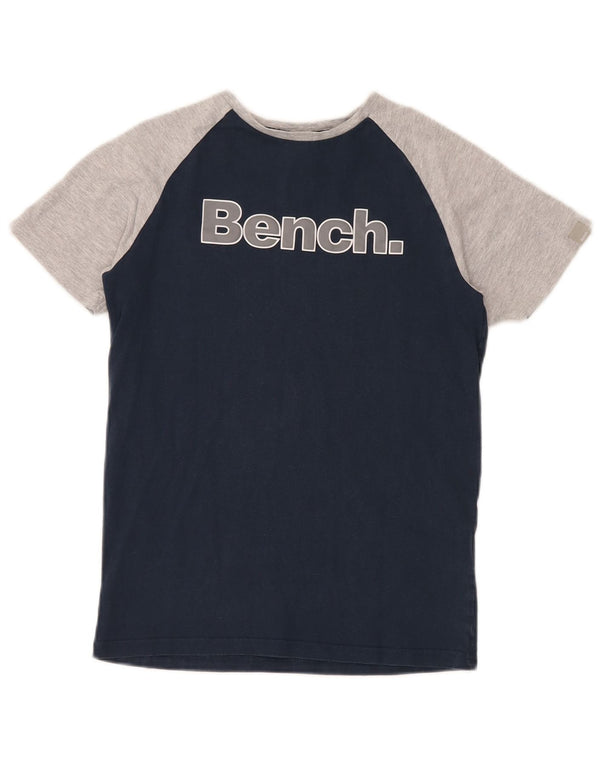 BENCH tricou grafic pentru baieti Top 11-12 ani bleumarin bumbac color bloc