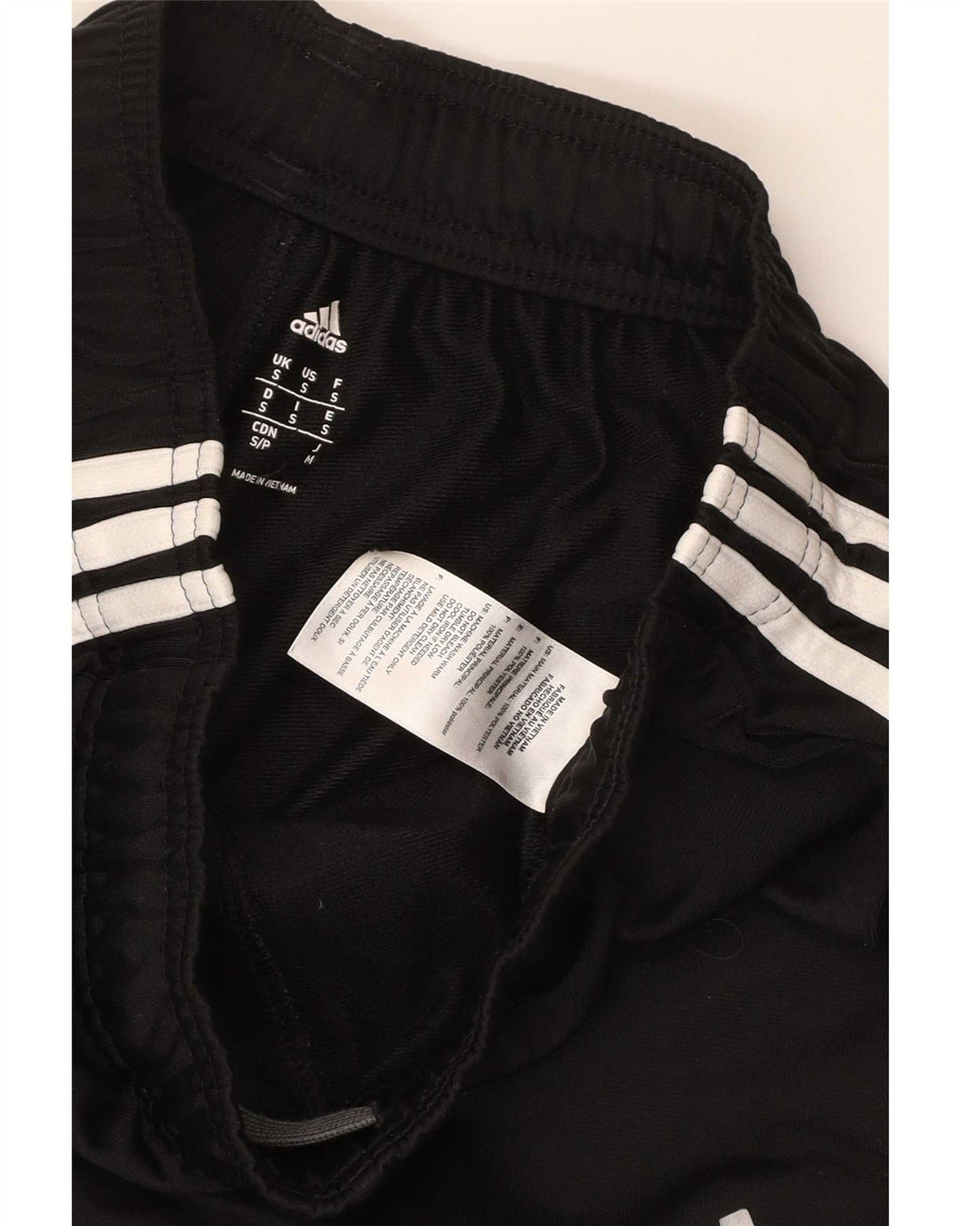 Pantaloni de trening Adidas pentru bărbați, poliester negru mic
