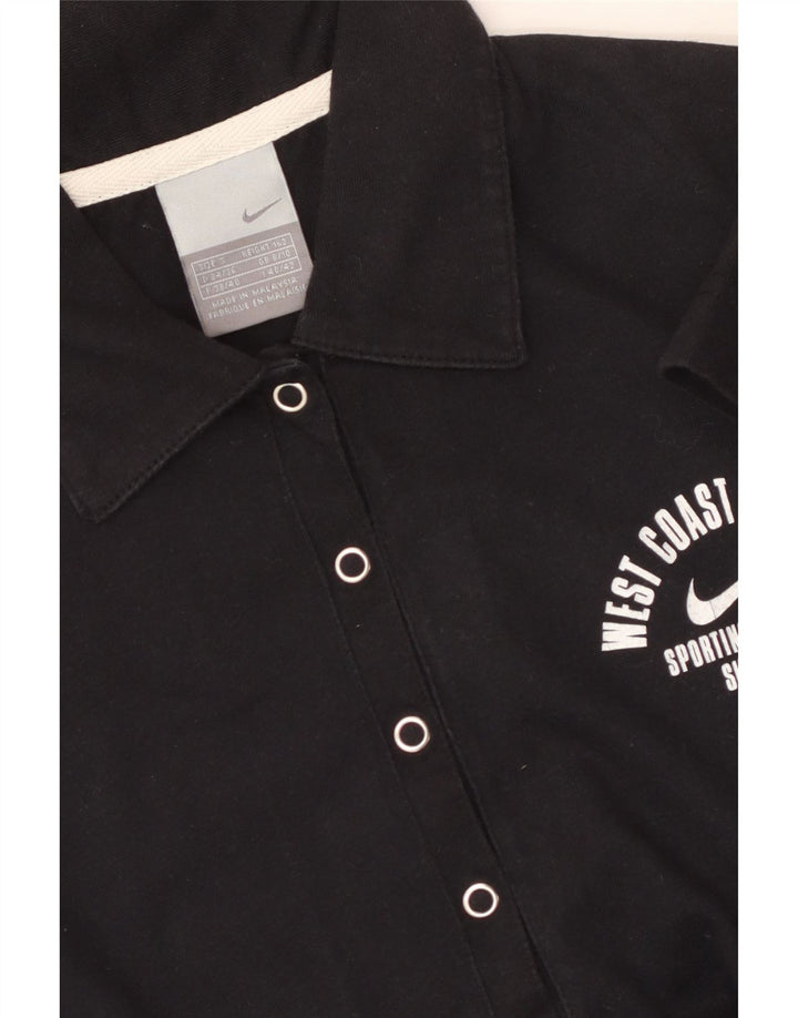 Tricou polo grafic pentru femei NIKE UK 8/10 Small Black