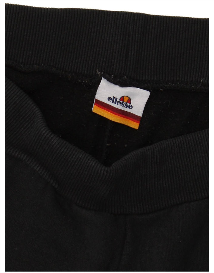 ELLESSE Pantaloni de trening pentru femei Joggeri UK 14 Medium Black