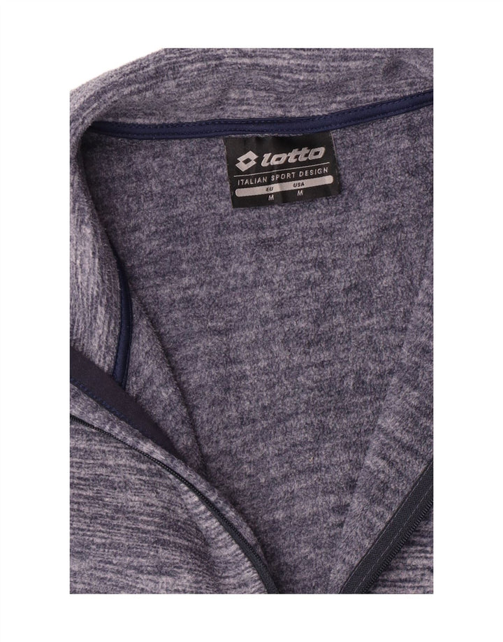 Jachetă fleece pentru femei Lotto UK 14 Medium Bleumarin Flecked