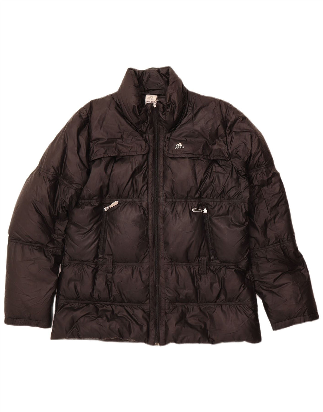 Jachetă căptușită pentru femei Adidas UK 16, mare, negru, poliester