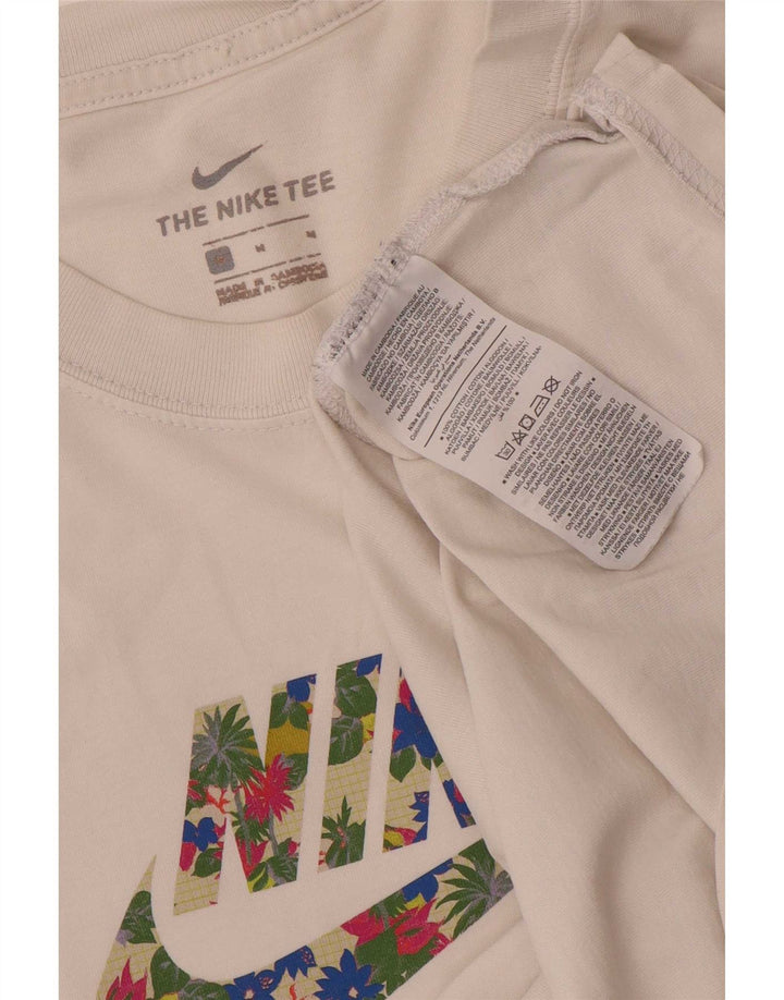 Tricou grafic pentru bărbați Nike Top Medium White Bumbac