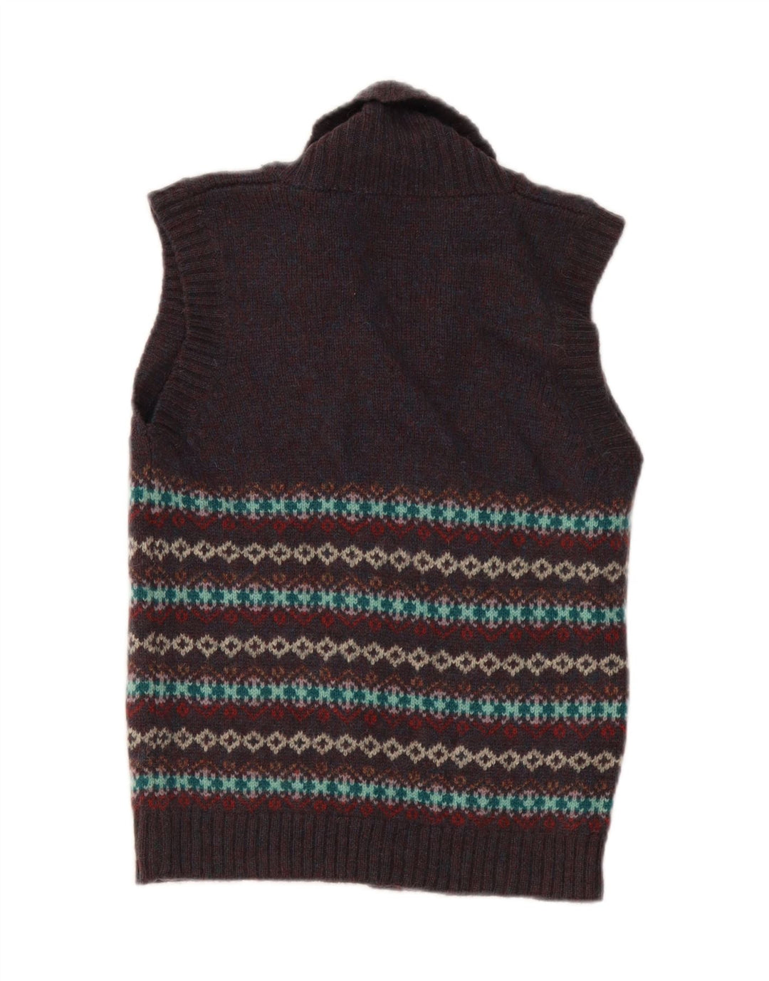 Pulover cardigan pentru femei Stanley Blacker UK 10 Small Bluemarin Fair Isle