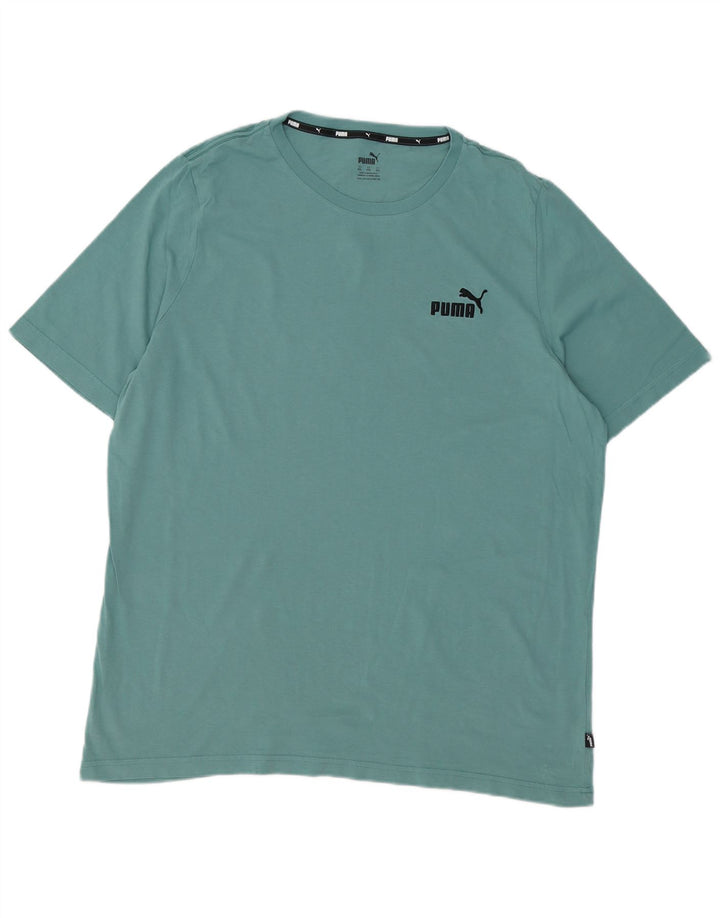 Tricou pentru bărbați PUMA Top 2XL Bumbac albastru