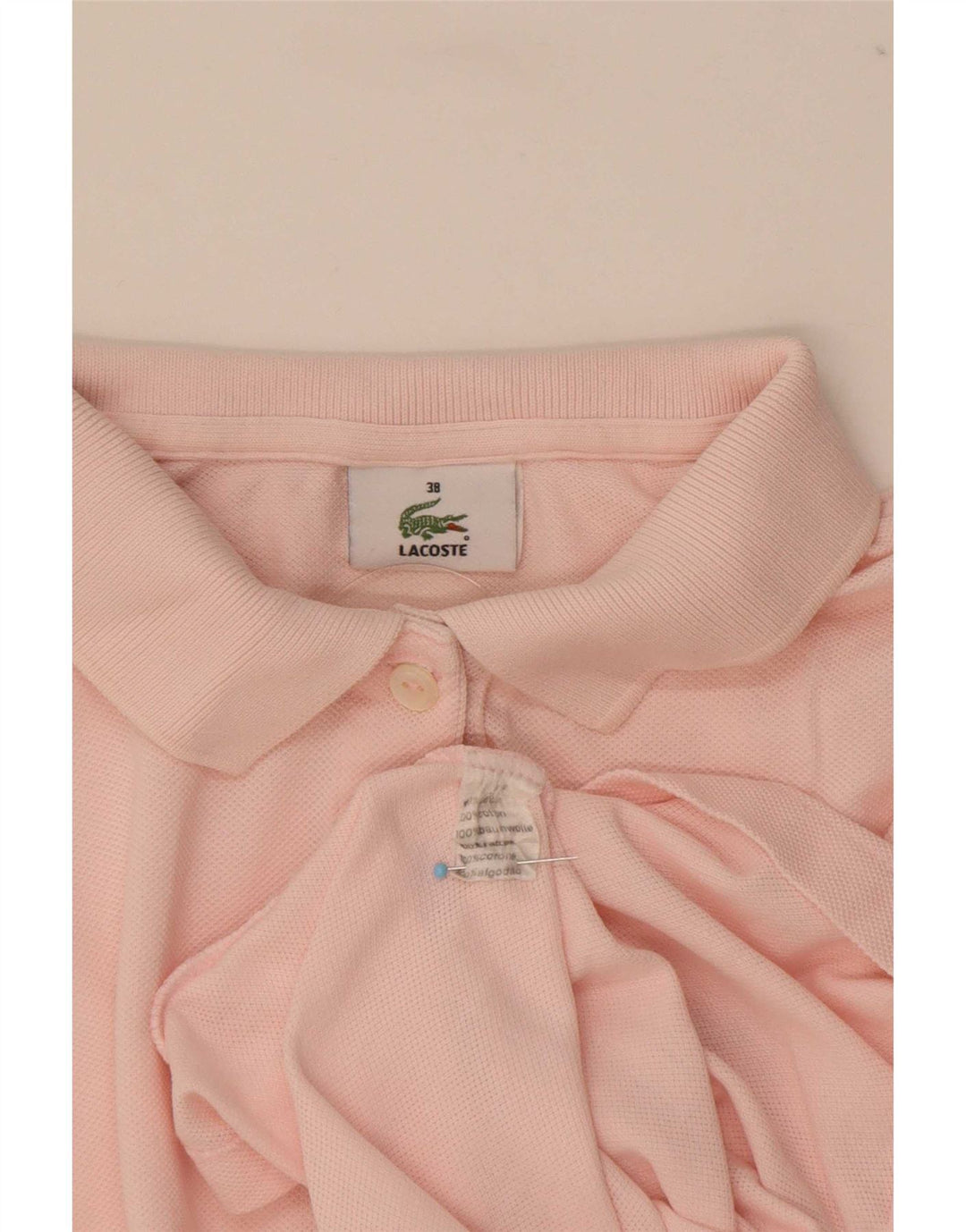 Tricou polo Lacoste Femei Mărimea 38 Bumbac Roz Mediu