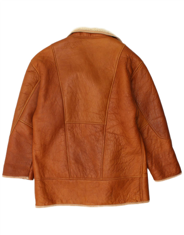 Jachetă Anfor din shearling pentru femei IT 44 Medium Brown Shearling