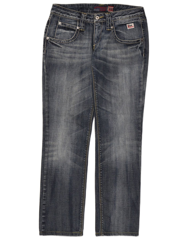 Blugi drepti Roy Rogers pentru femei Seven Bell IT 42 Medium W28 L29 Albastru